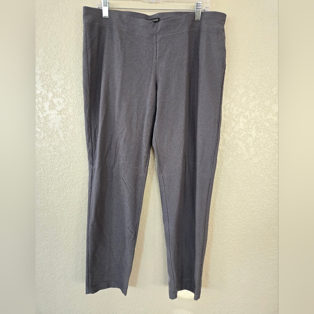 Eileen Fisher Gray Pants Large
